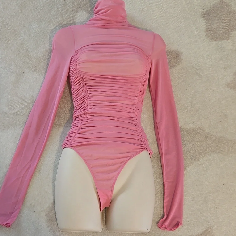 Free People Intimately Under It All Bodysuit / Pink / S